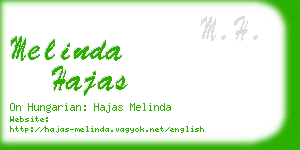 melinda hajas business card